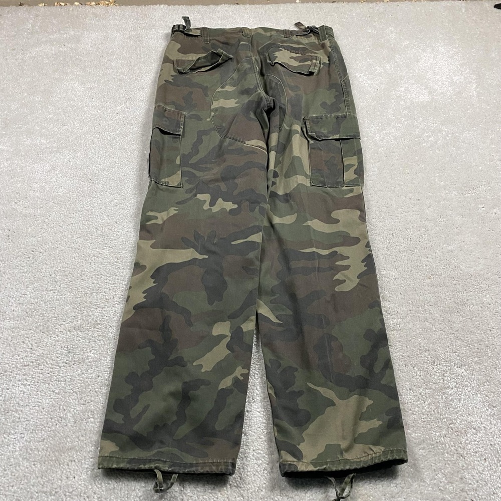 Winchester Camo Pants Mens 34x30 Green Cargo Adjustable Waist Hunting Workwear